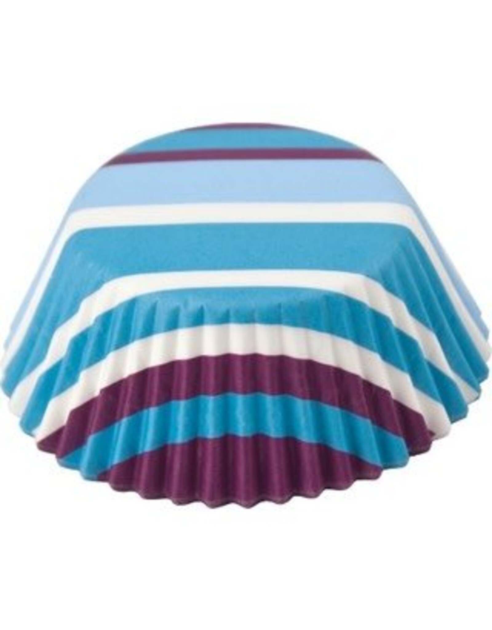 Purple and Blue Stripe Baking Cups