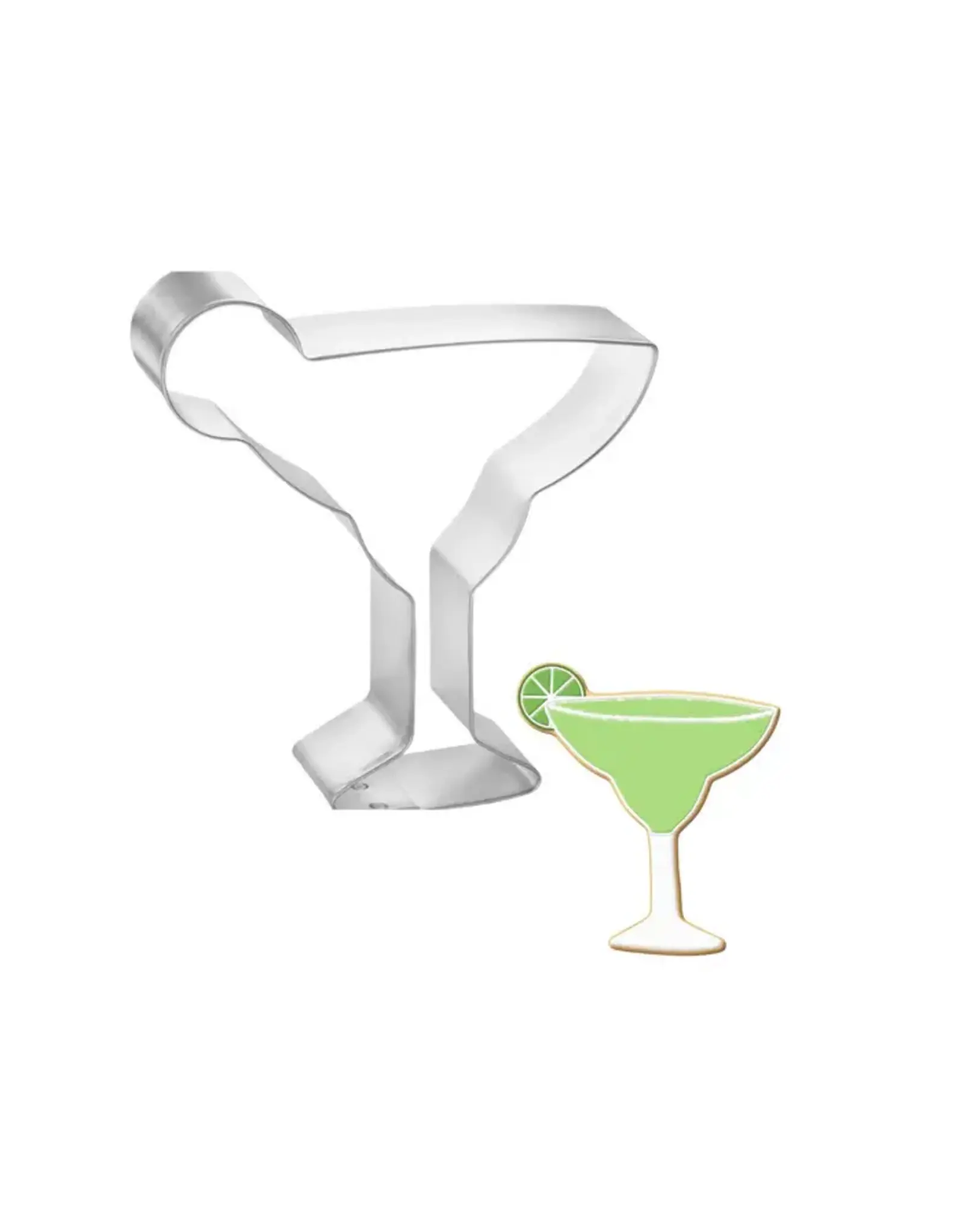Margarita Glass with Lime Cookie Cutter (4")