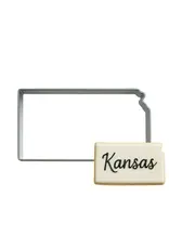 State of Kansas Cookie Cutter