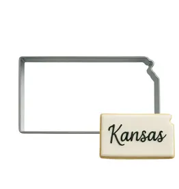 State of Kansas Cookie Cutter