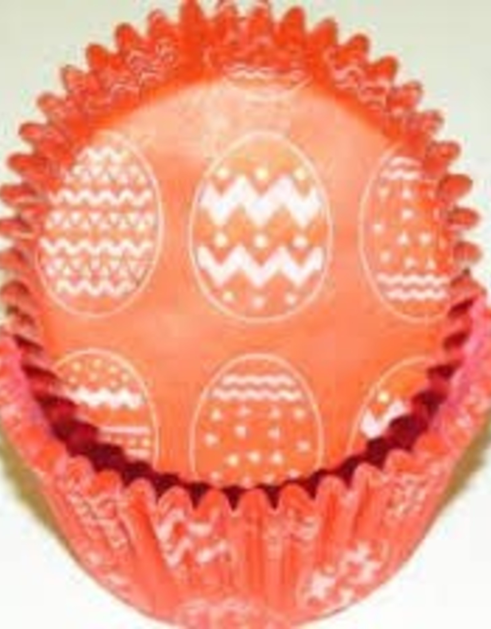 Orange Easter Egg Baking Cups