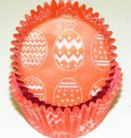 Orange Easter Egg Baking Cups