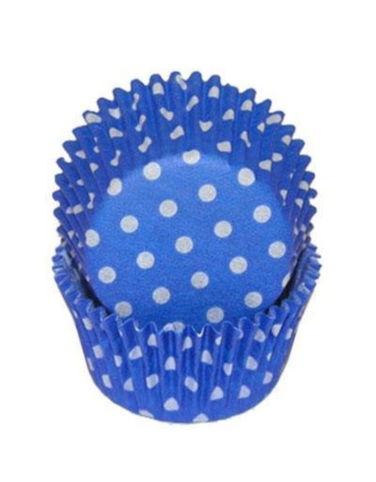 Blue Polka Dot Baking Cups