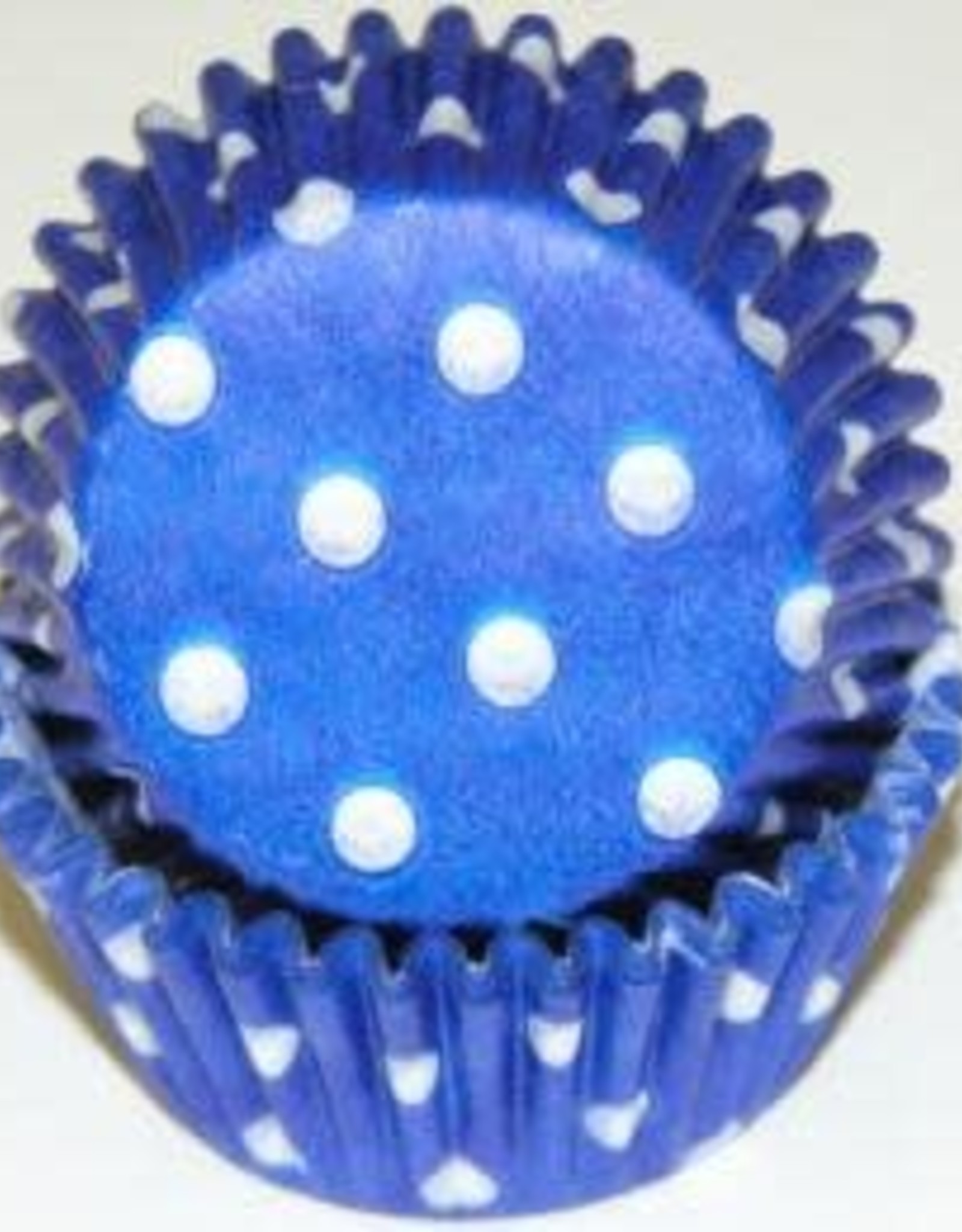 Blue Polka Dot Baking Cups