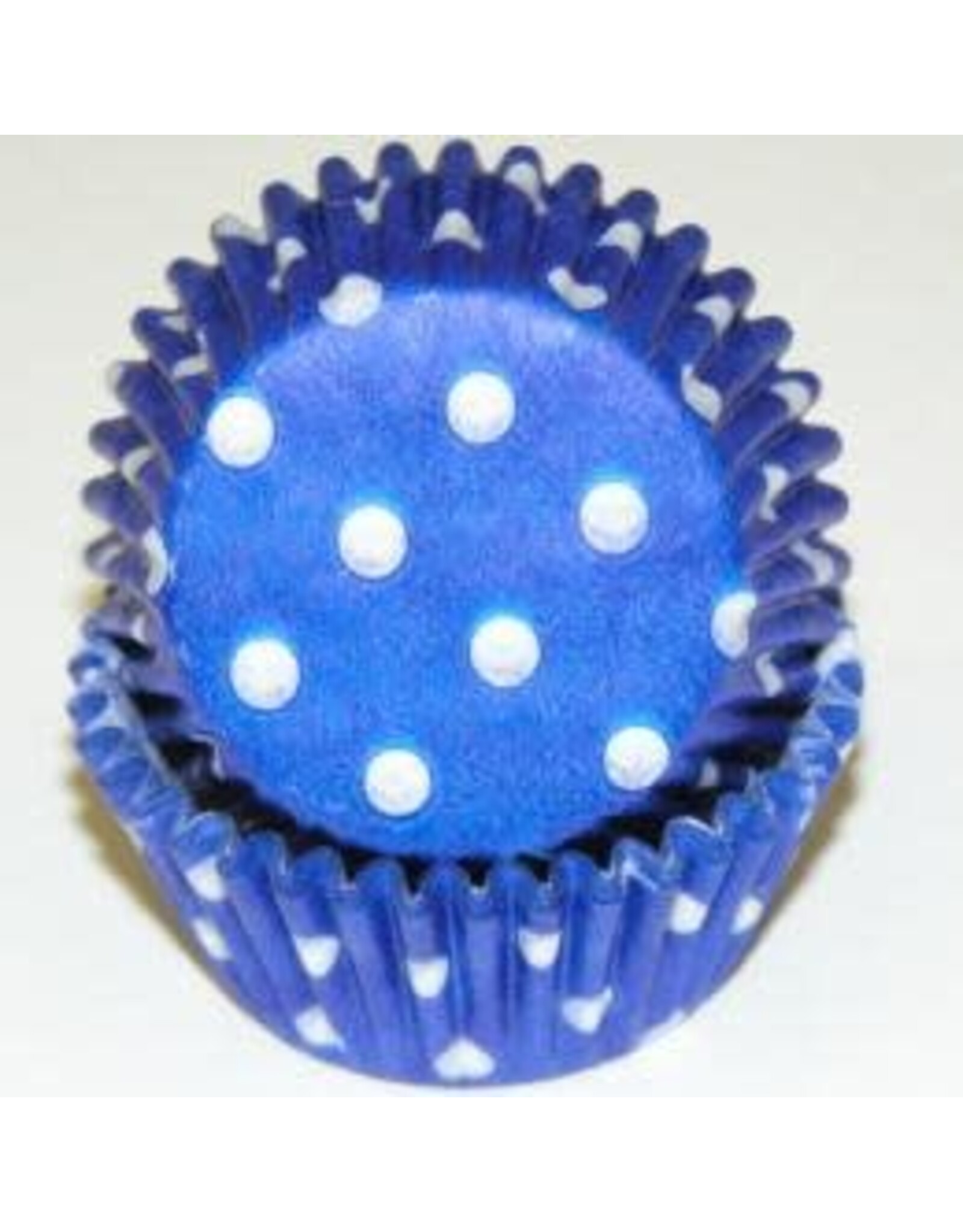 Blue Polka Dot Baking Cups