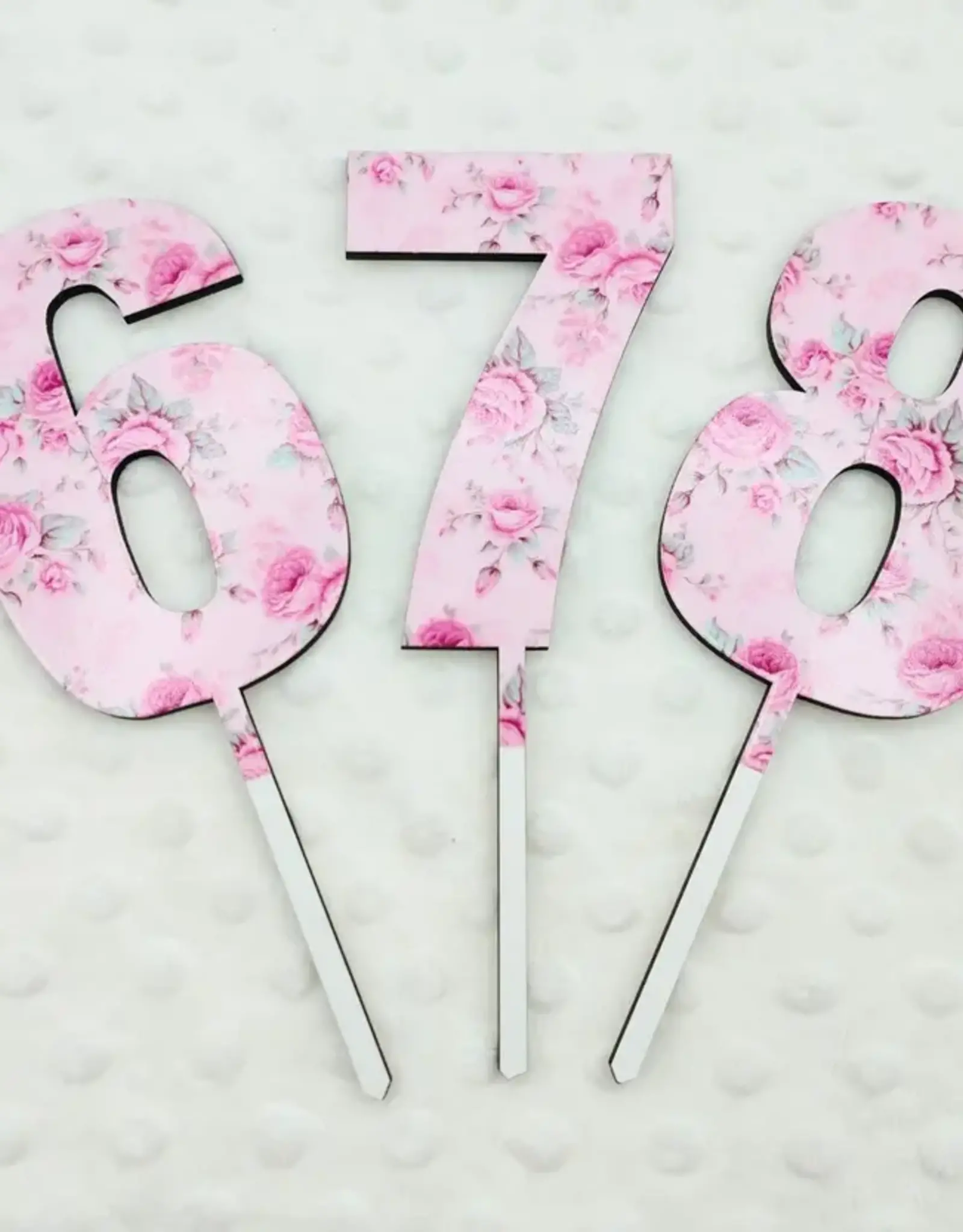 Sabby Chic #1 Cake Topper