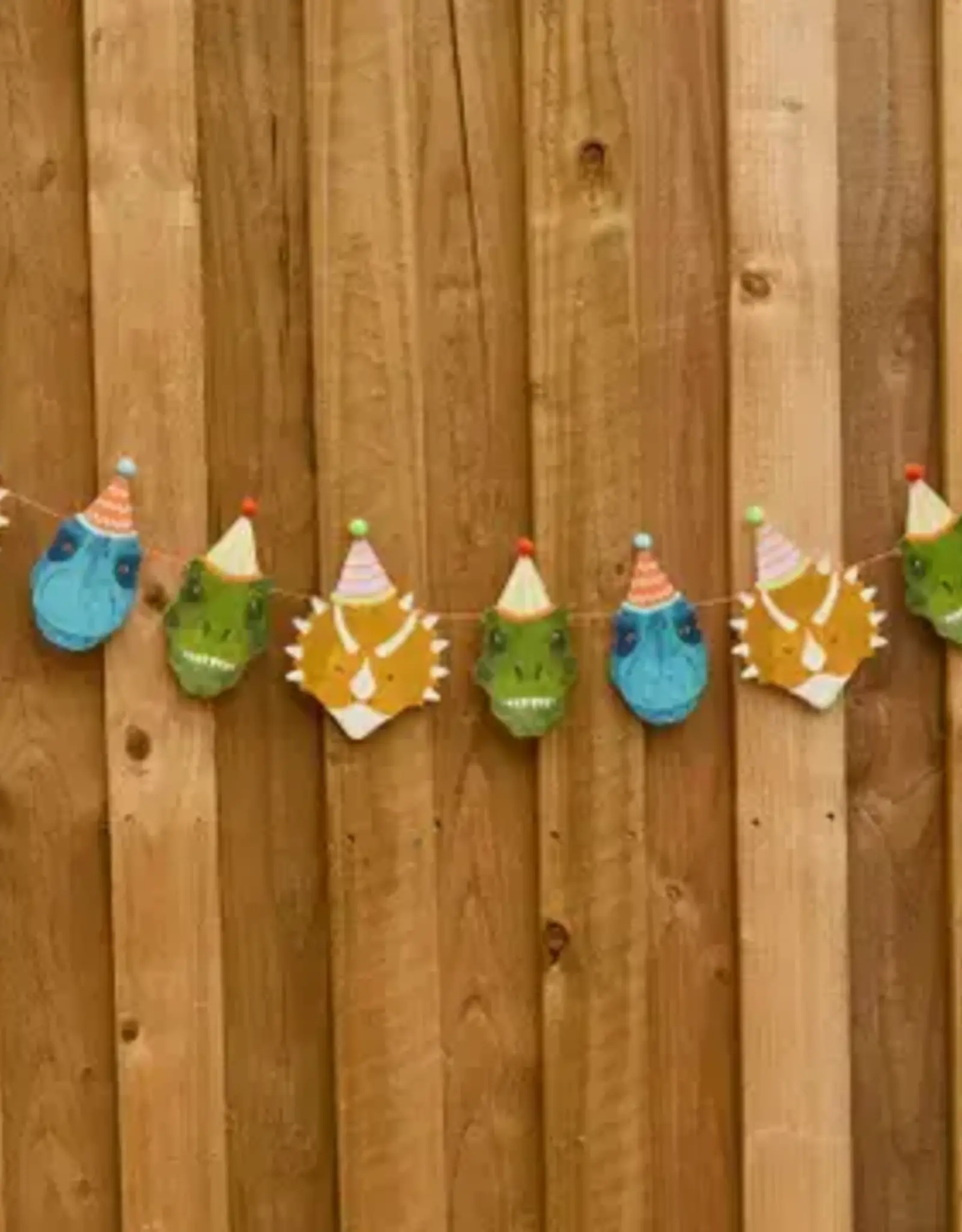 Hootyballoo by Club Green Party Dinosaur Garland