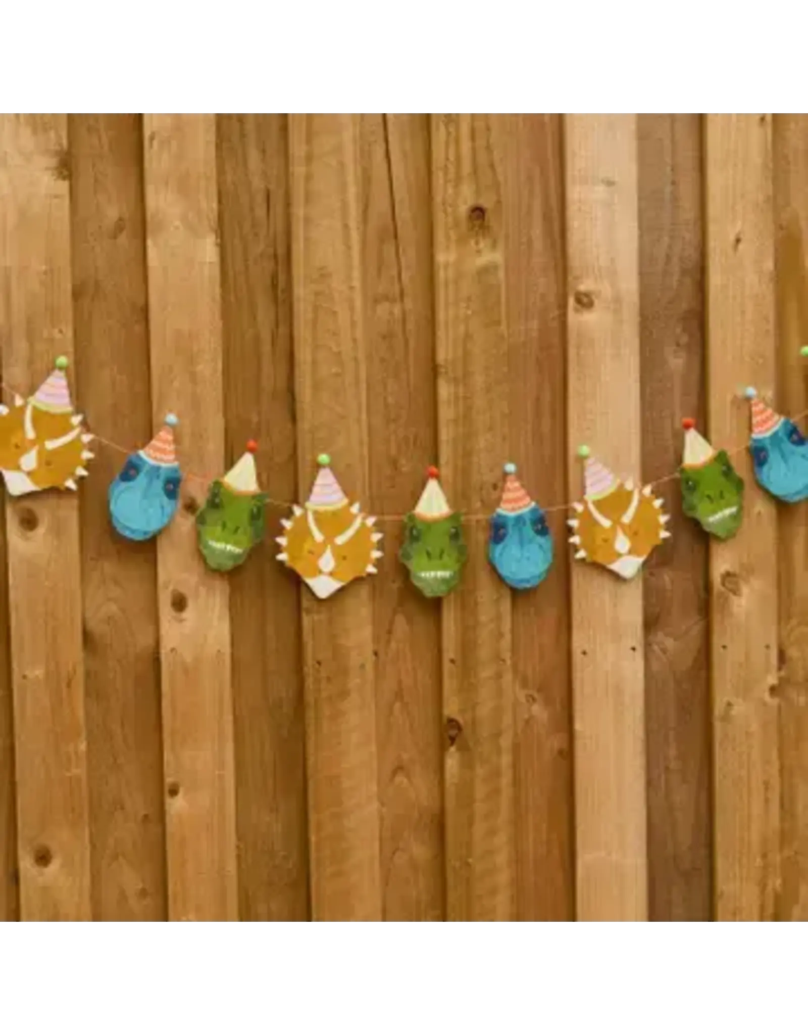 Hootyballoo by Club Green Party Dinosaur Garland