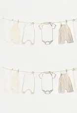 Hootyballoo by Club Green Gold Foiled BabyGrow Garland