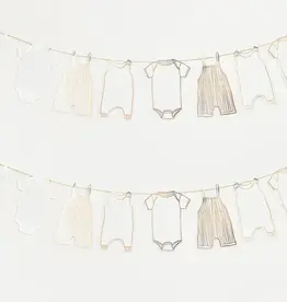 Hootyballoo by Club Green Gold Foiled BabyGrow Garland