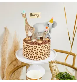 Hootyballoo by Club Green Party Animals Cake Toppers (Set of 3)
