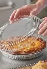 Clear Hinged  Full Coverage  Pie Container (9 Inch)