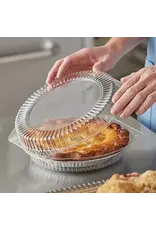 Clear Hinged  Full Coverage  Pie Container (9 Inch)