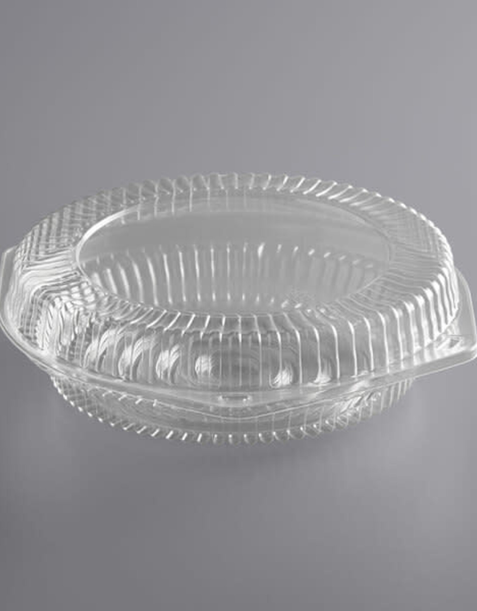 Clear Hinged  Full Coverage  Pie Container (9 Inch)