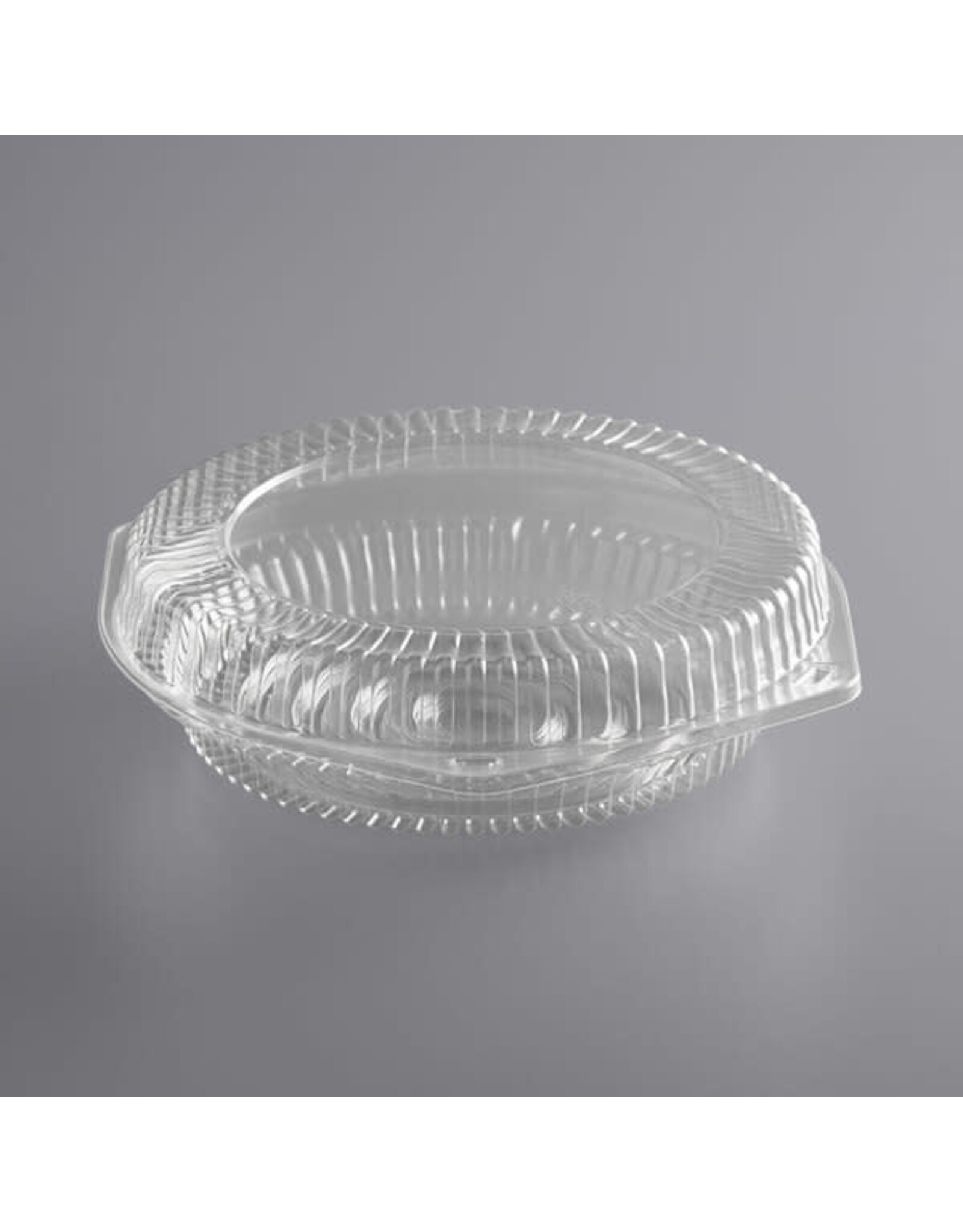 Clear Hinged  Full Coverage  Pie Container (9 Inch)