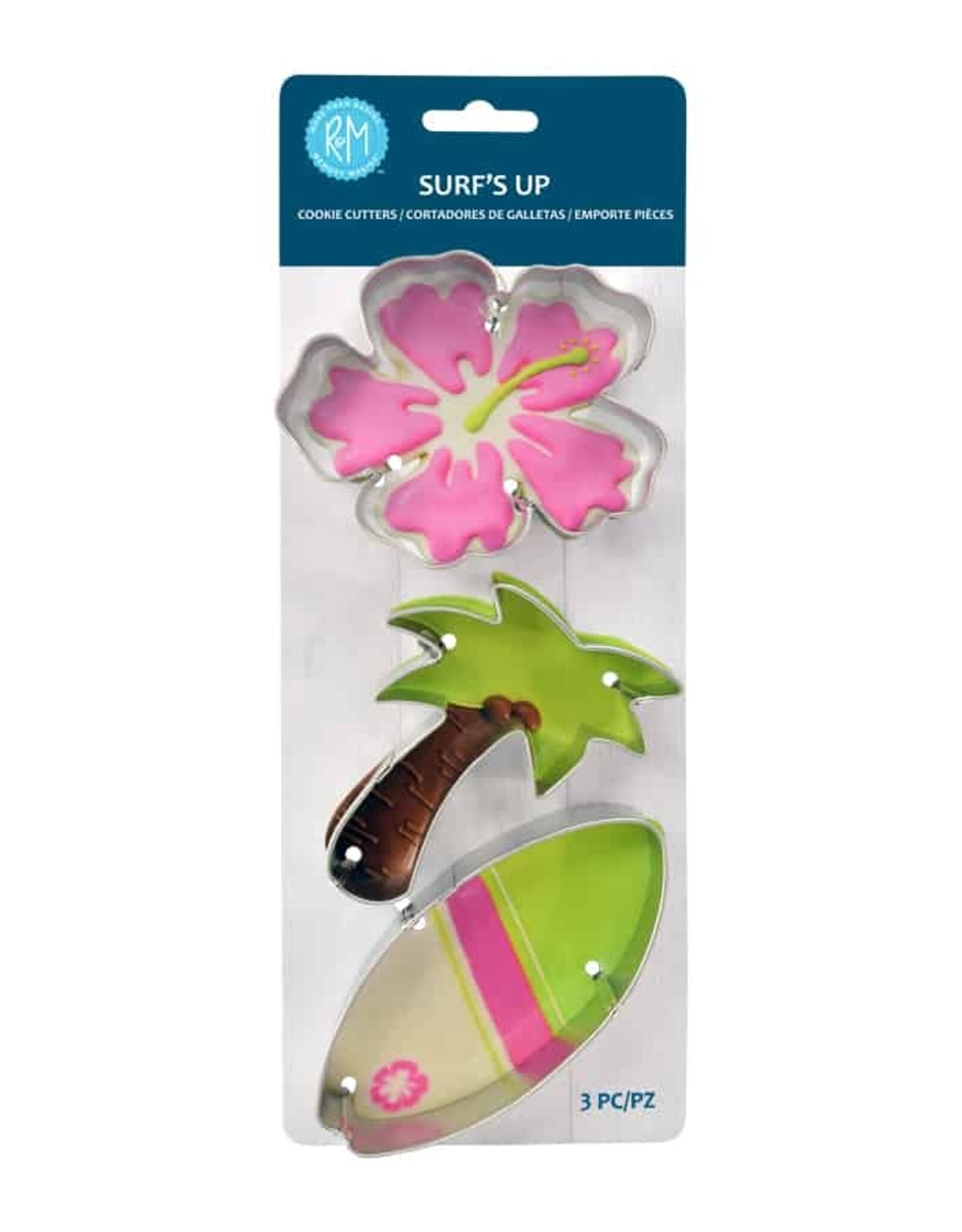 Surf's Up Cookie Cutter - 3 Piece Set