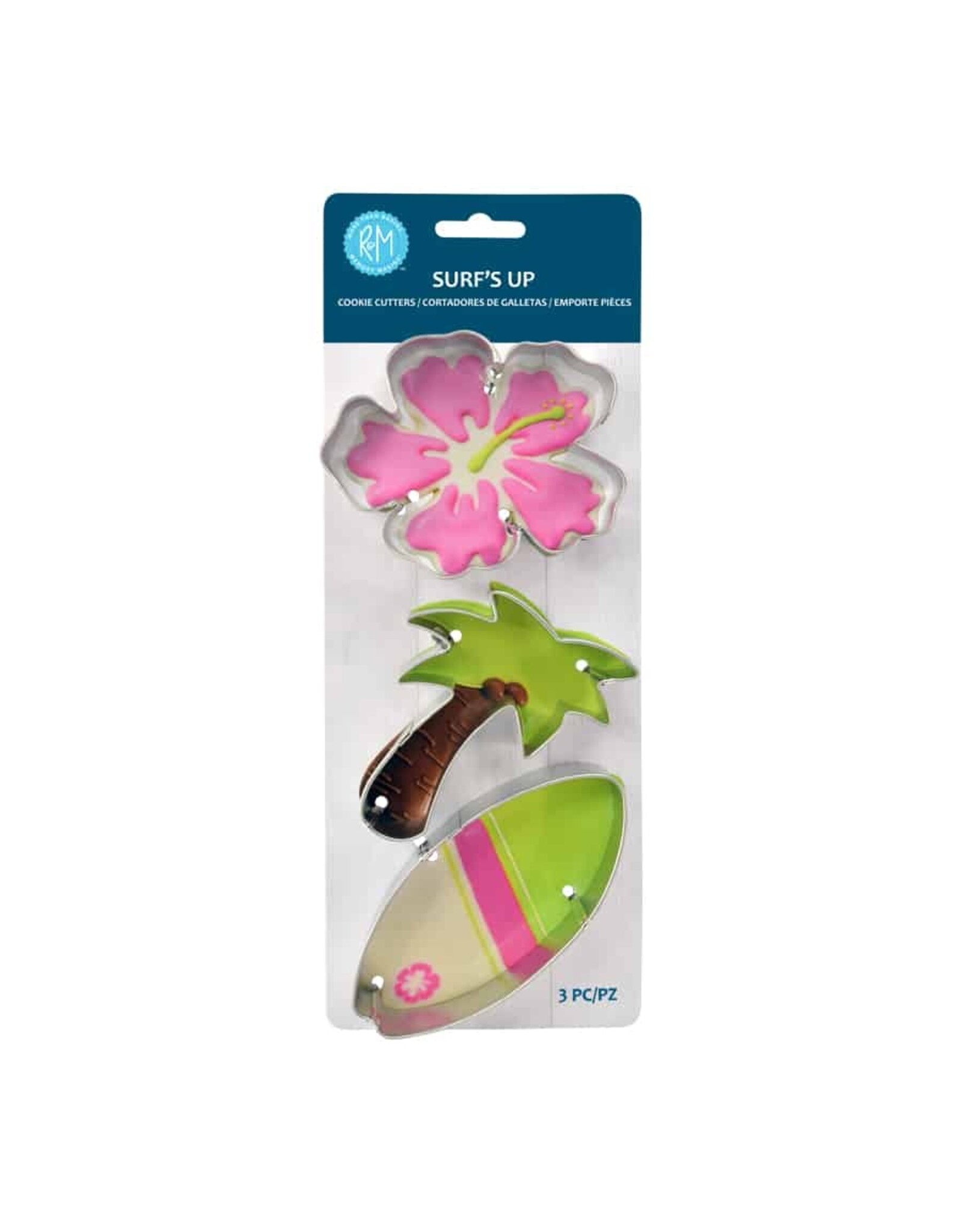 Surf's Up Cookie Cutter - 3 Piece Set