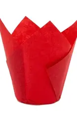 Factory Price Direct Red Tulip Baking Cups (50 ct)