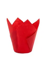 Factory Price Direct Red Tulip Baking Cups (50 ct)