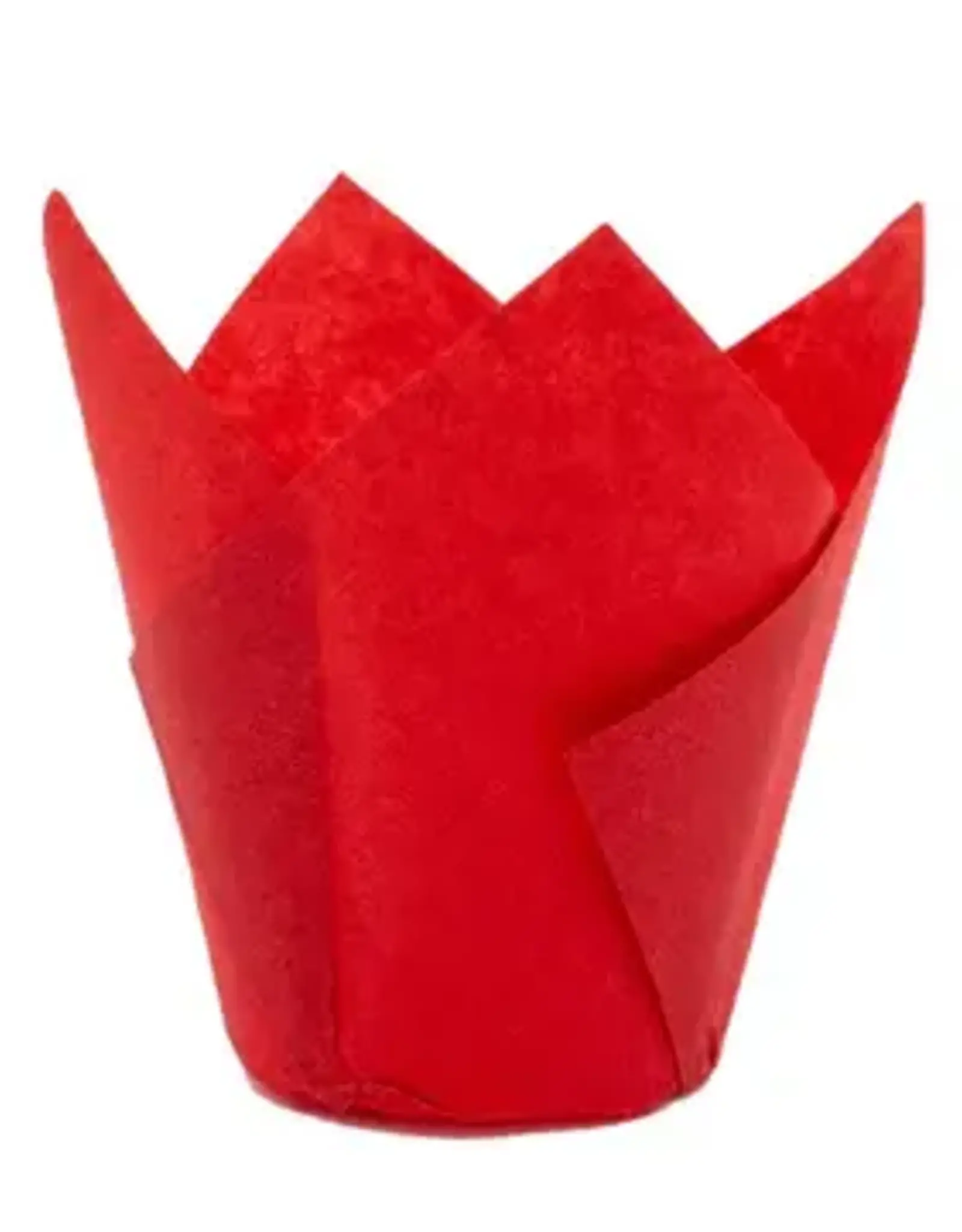 Factory Price Direct Red Tulip Baking Cups (50 ct)
