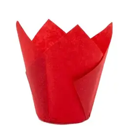 Factory Price Direct Red Tulip Baking Cups (50 ct)