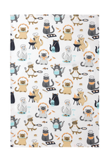 Designer Print Towel  (Culinary Cats)