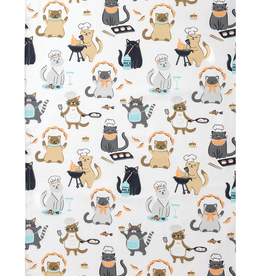Designer Print Towel  (Culinary Cats)