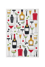 Designer Print Towel (Cocktails)