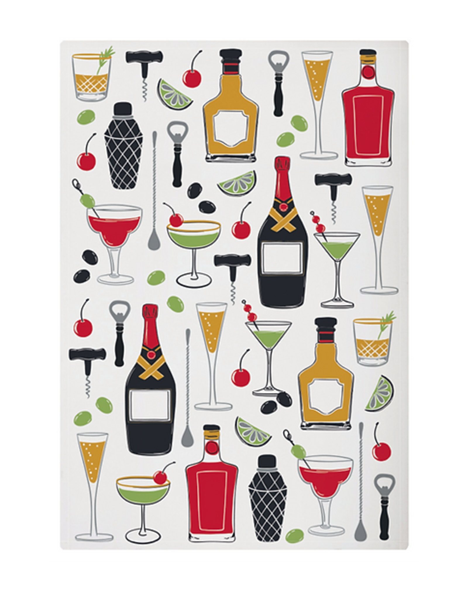 Designer Print Towel (Cocktails)