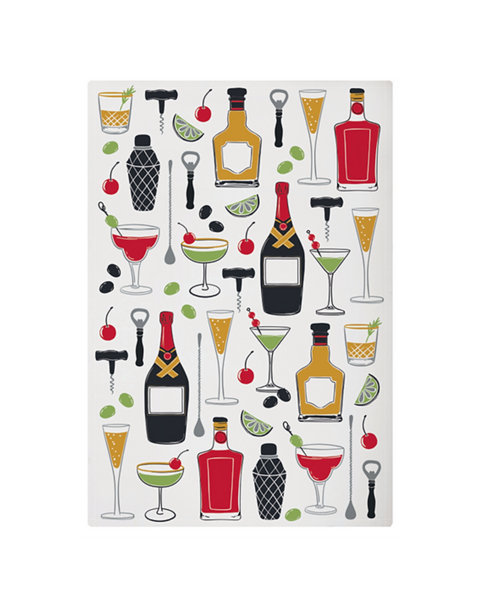 Designer Print Towel (Cocktails)