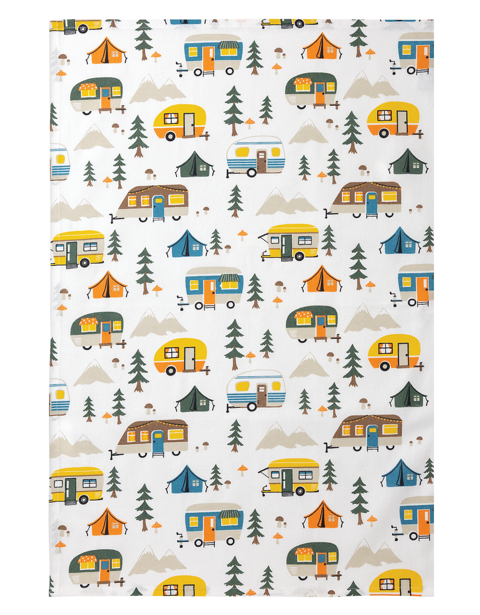 Designer Print Towel (Happy Campers)