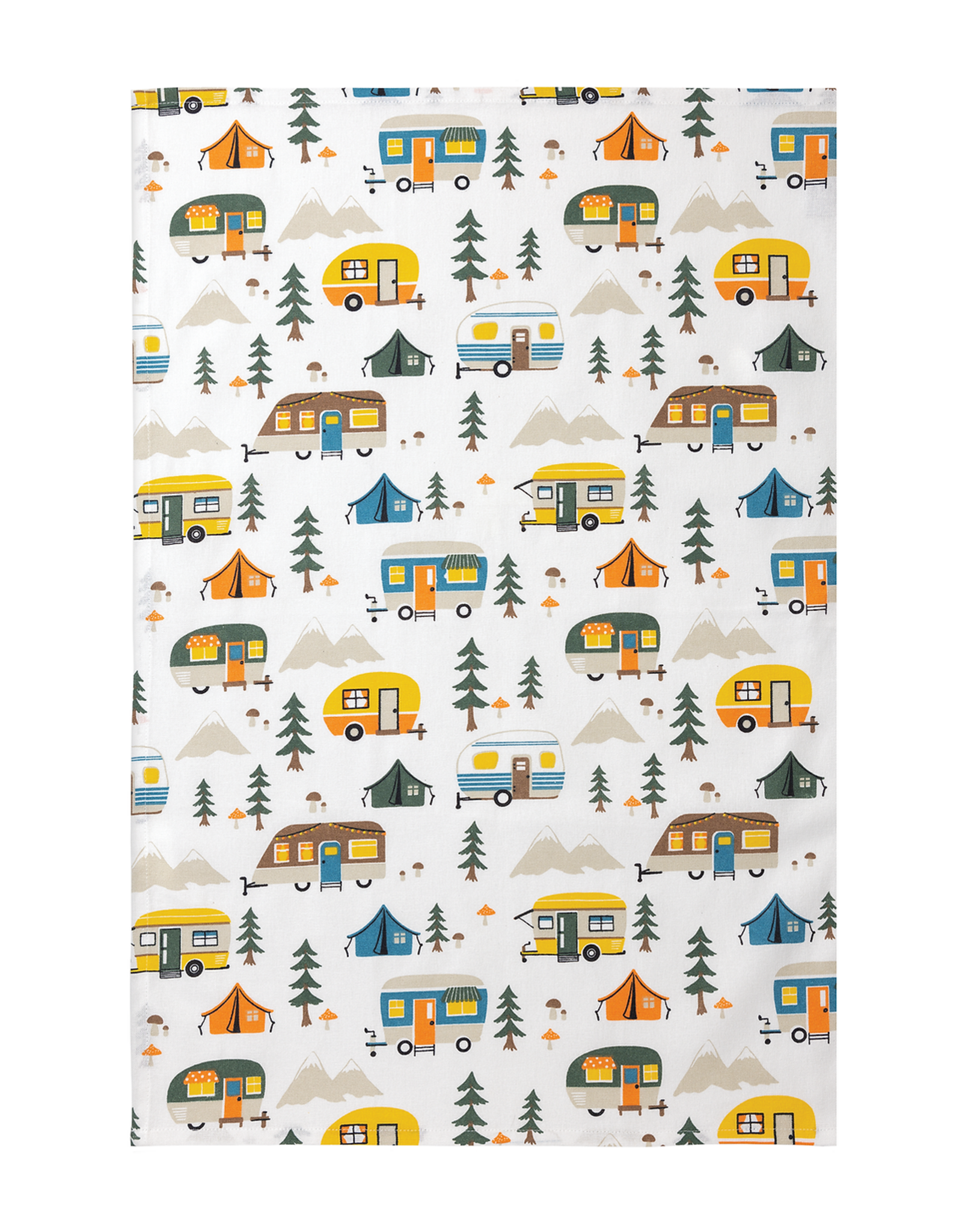 Designer Print Towel (Happy Campers)