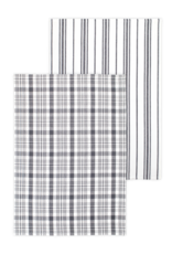 Farmhouse Towels - Stainless (Set of 2)