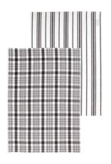 Farmhouse Towels - Black (Set of 2)