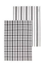 Farmhouse Towels - Black (Set of 2)