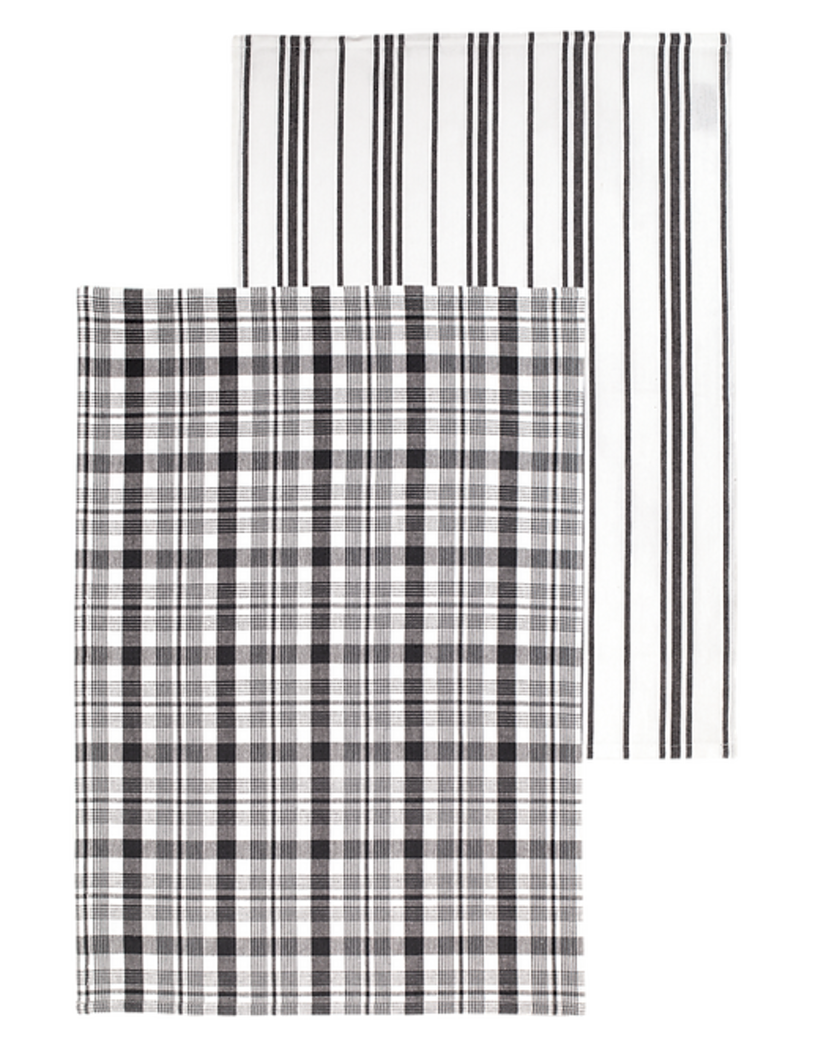 Farmhouse Towels - Black (Set of 2)