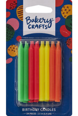 Birthday Candles (Neon - 24 count)