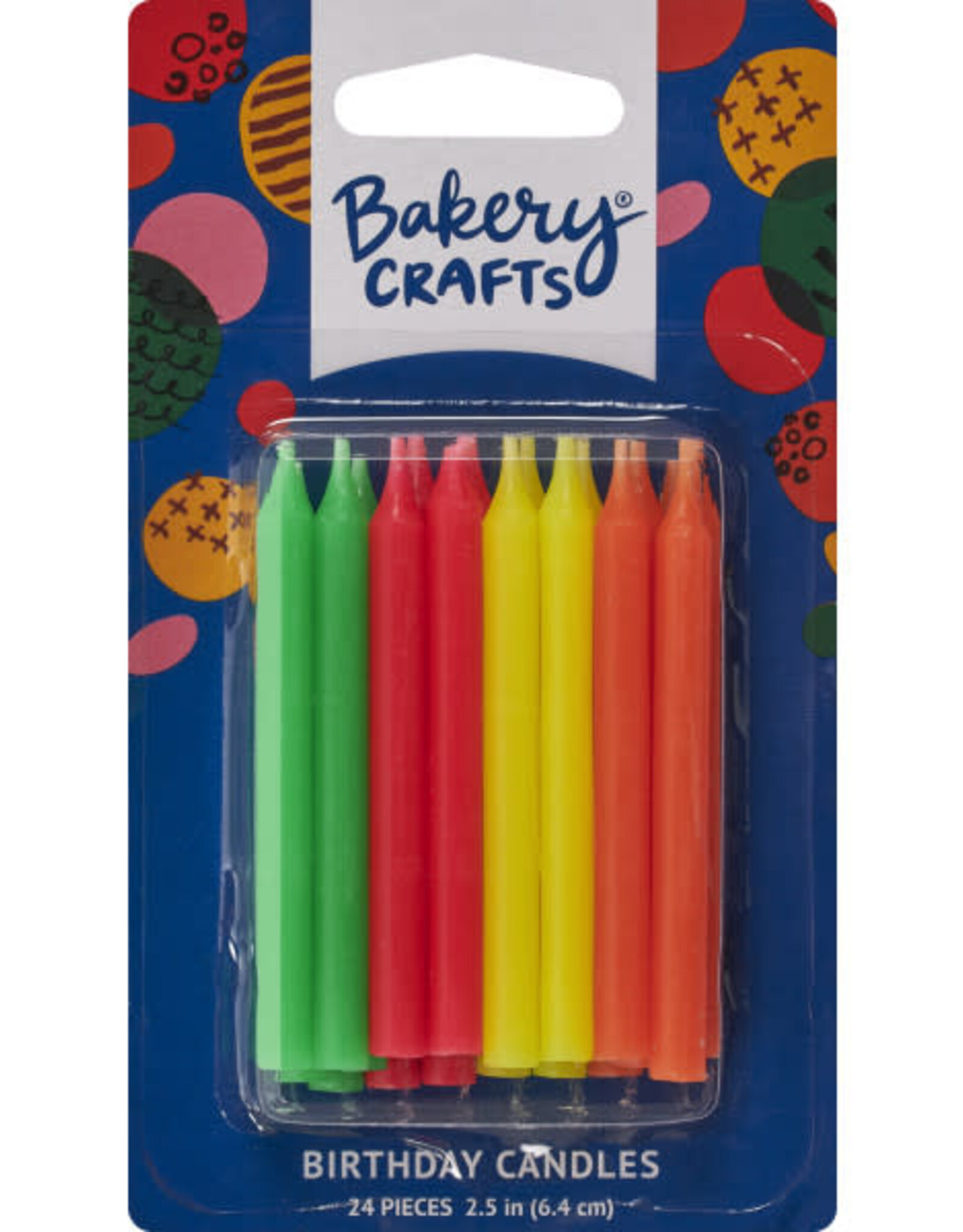 Birthday Candles (Neon - 24 count)
