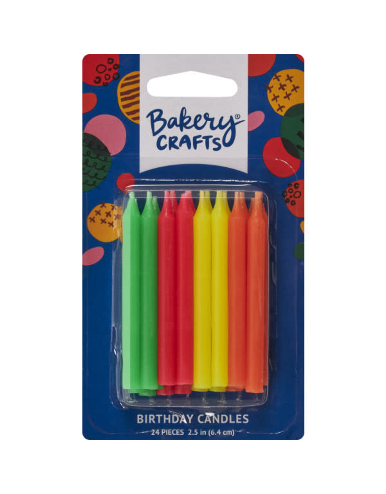 Birthday Candles (Neon - 24 count)