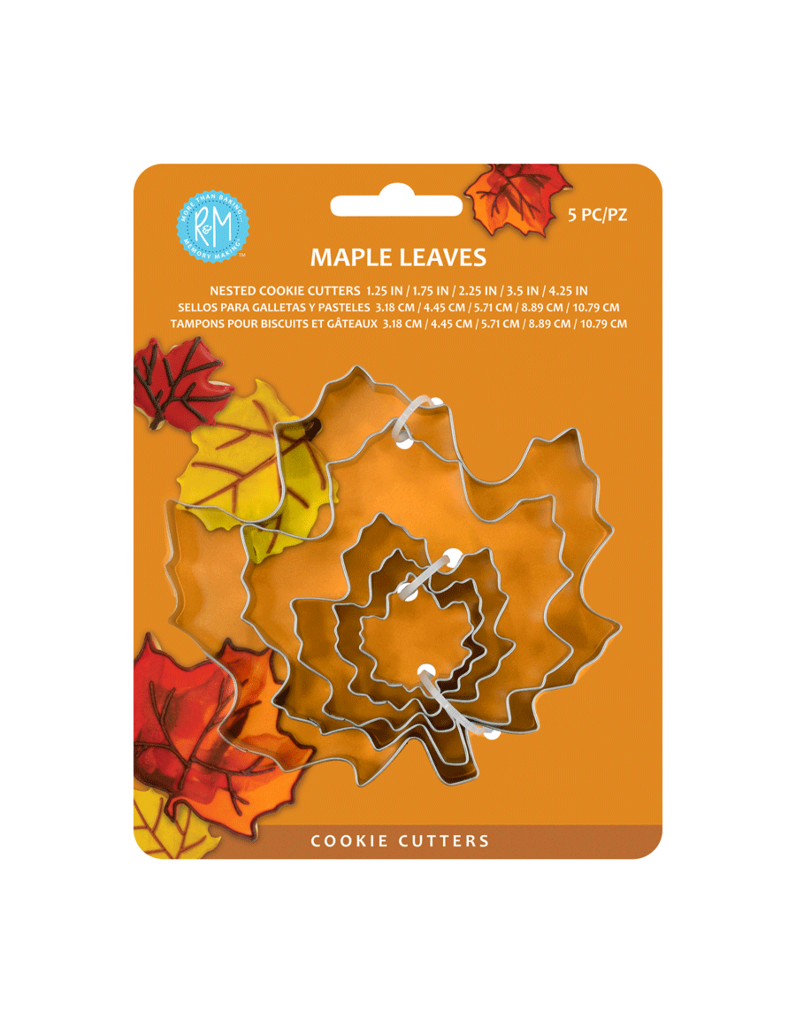 Maple Leaf Cookie Cutter (Set of 5)