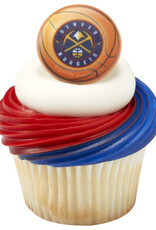 Denver Nuggets NBA Team Cupcake Rings (12 Count)