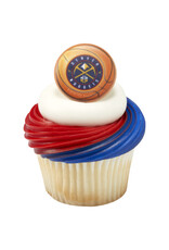 Denver Nuggets NBA Team Cupcake Rings (12 Count)