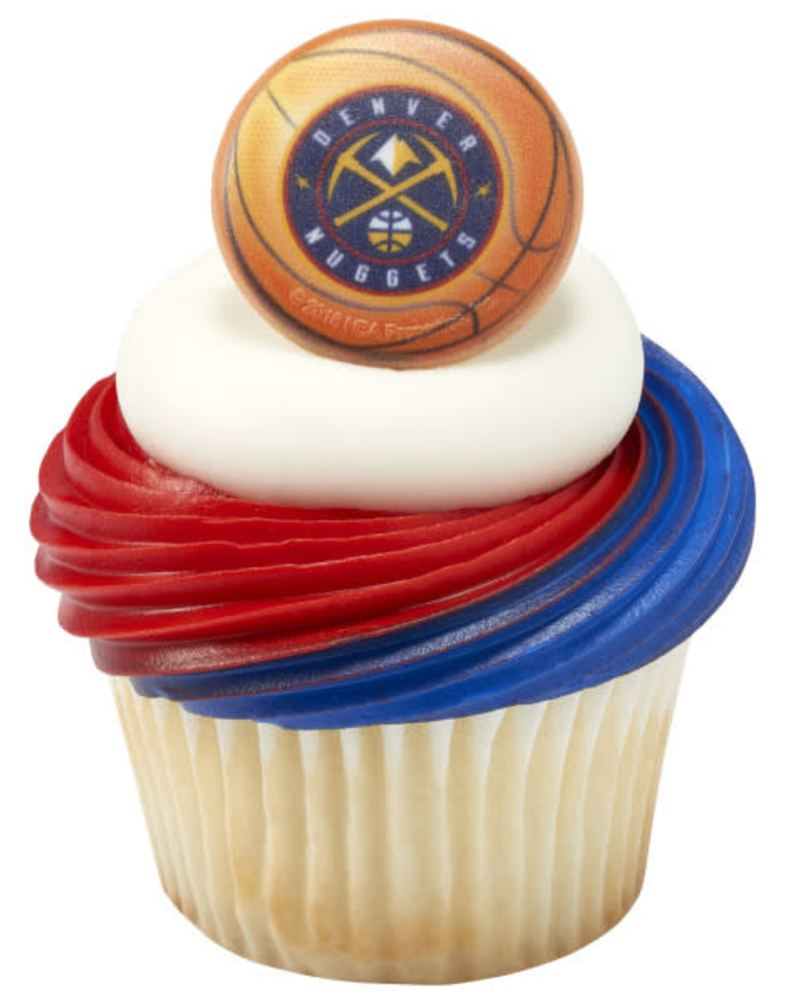 Denver Nuggets NBA Team Cupcake Rings (12 Count)