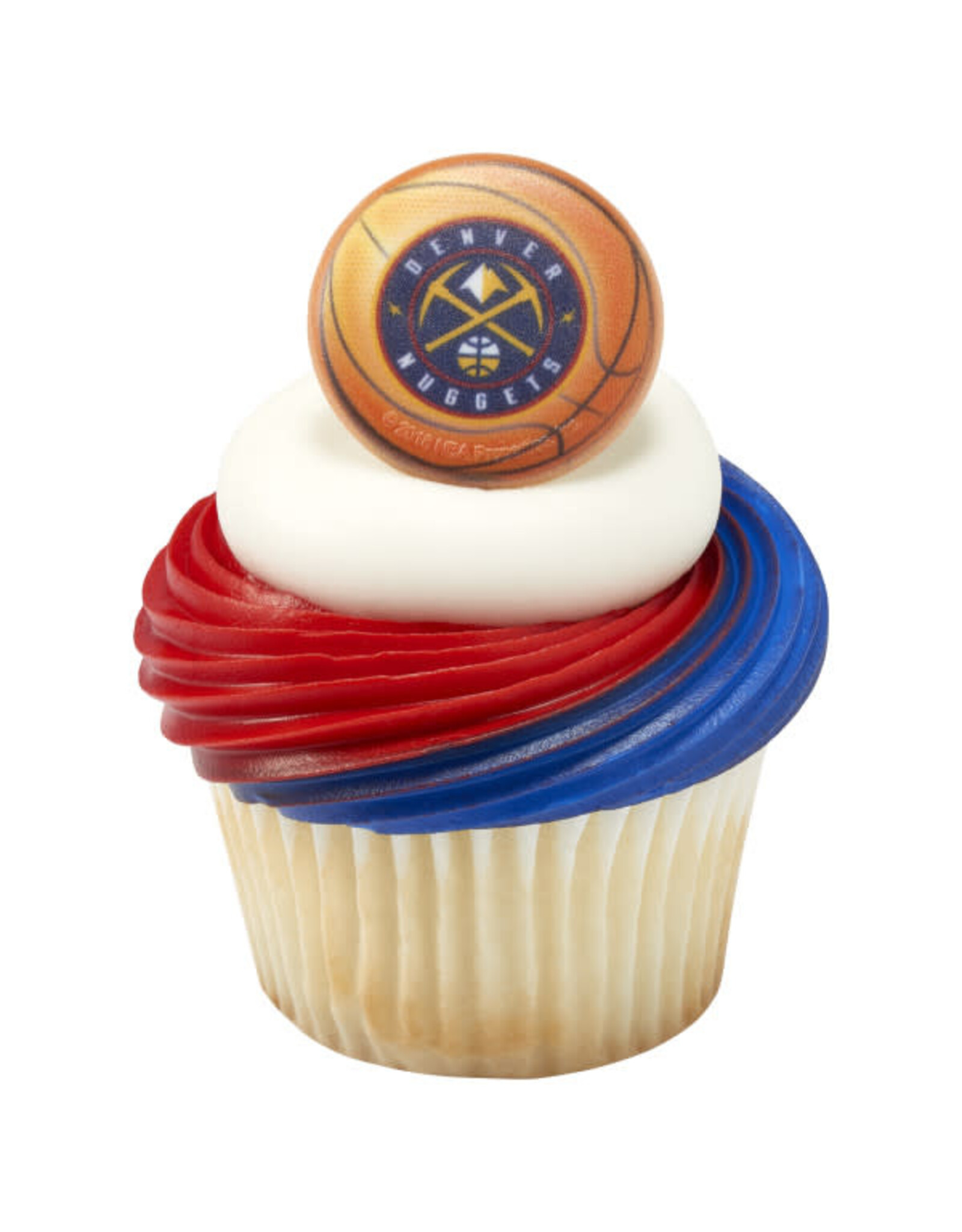 Denver Nuggets NBA Team Cupcake Rings (12 Count)