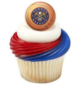 Denver Nuggets NBA Team Cupcake Rings (12 Count)