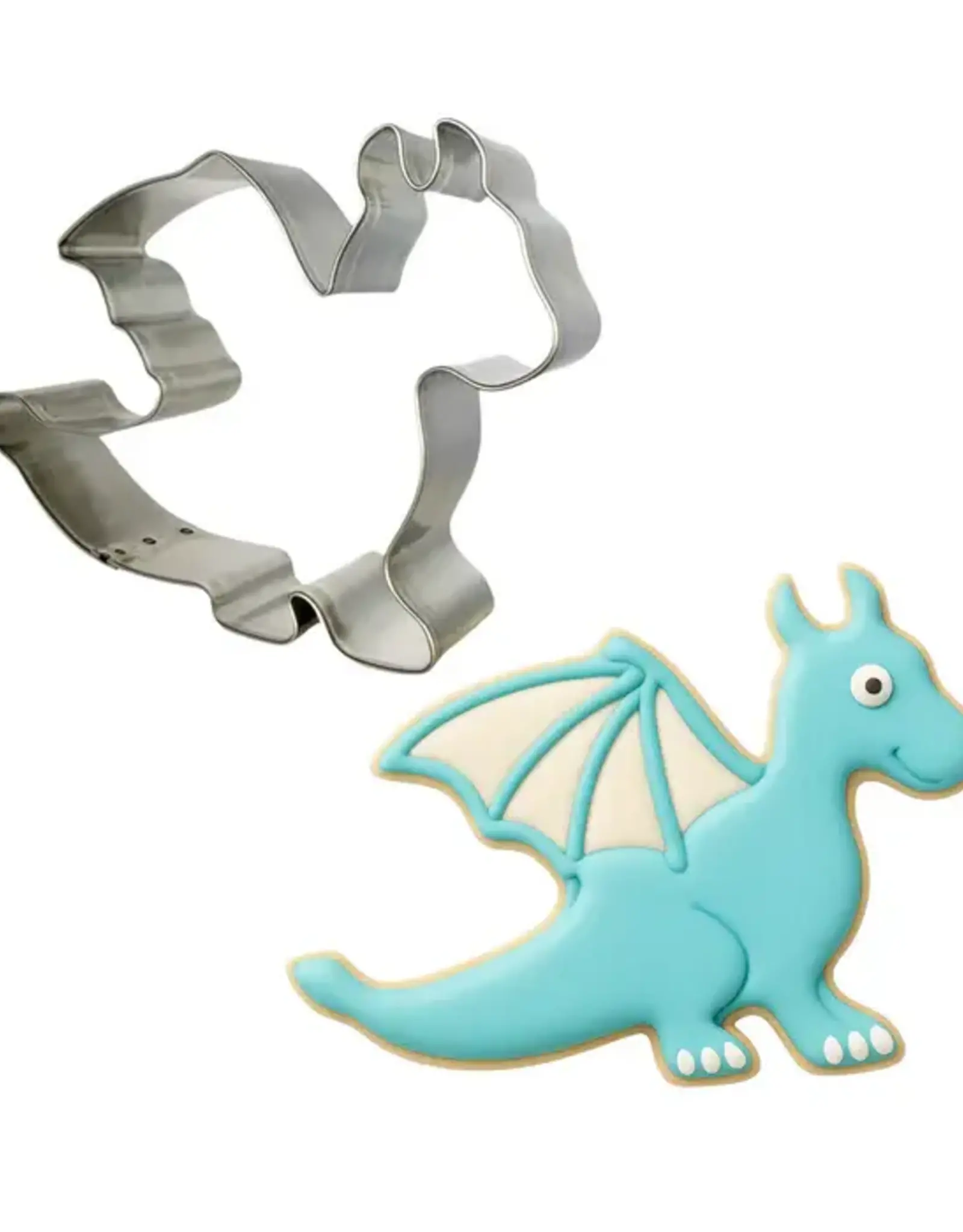 Cute Dragon Cookie Cutter (4.5")