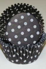 Black Polka Dot Baking Cups (30-40ct)