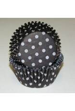 Black Polka Dot Baking Cups (30-40ct)