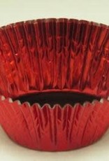 Red Foil Baking Cups  (approx. 30ct) MAX TEMP 325F