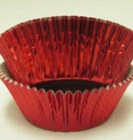 Red Foil Baking Cups  (approx.24- 30ct) MAX TEMP 325F